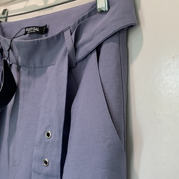 Nasty gal collection paper bag pants size 6 - Picture 7 of 13